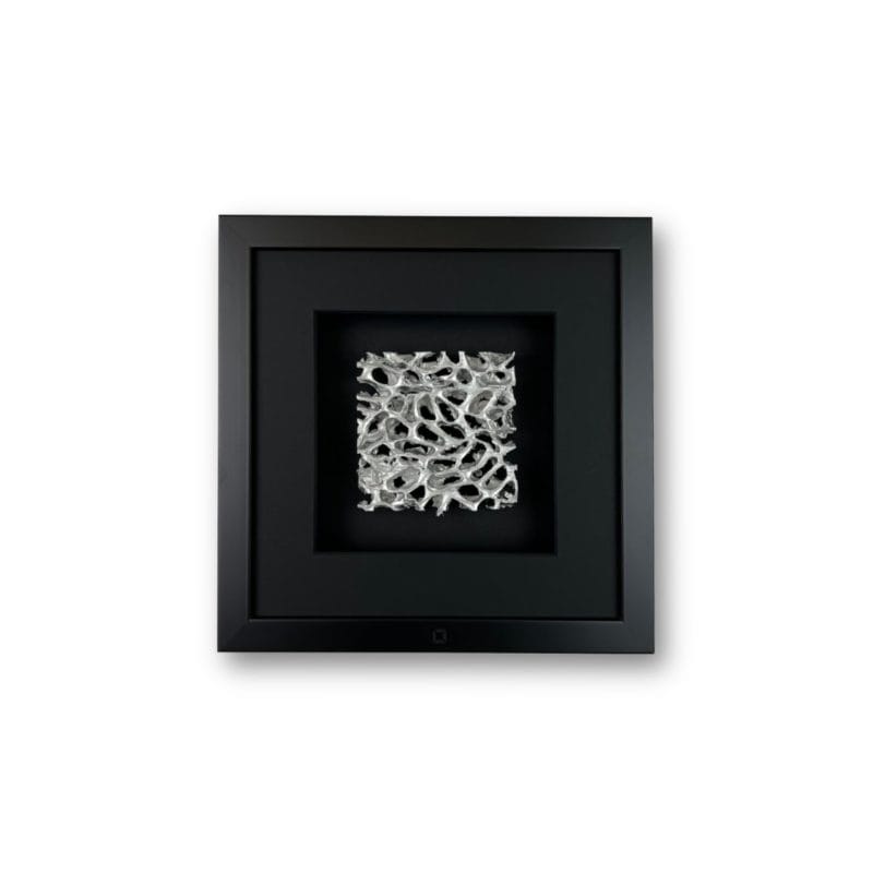 Wandbild Metall Magic Silver Quadrat 27x27 cm - Quadratwerk.de