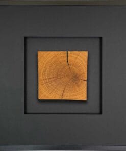 Modernes Wandbild Holz Eiche quadratisch